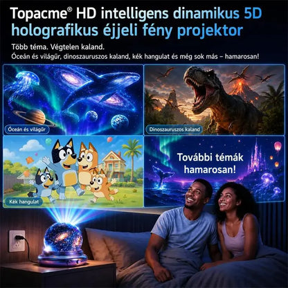 BVJ® 2026 PRO MAX 5D intelligens világprojektor 🌎 Több mint 100 magával ragadó világ létrehozása Bluetooth vezérléssel és hangeffektekkel