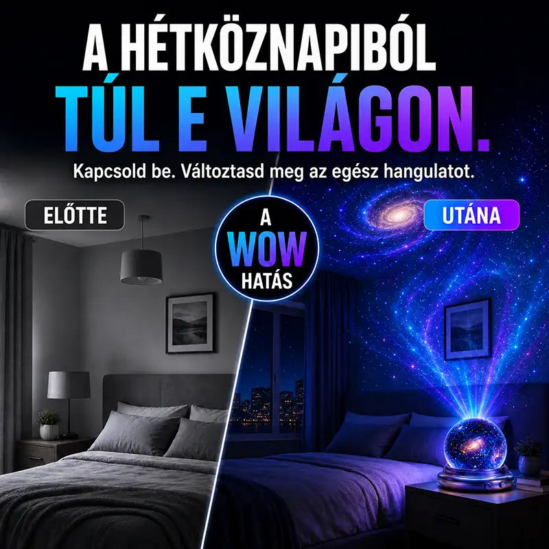 BVJ® 2026 PRO MAX 5D intelligens világprojektor 🌎 Több mint 100 magával ragadó világ létrehozása Bluetooth vezérléssel és hangeffektekkel